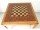 Scandinavian cherry game table Gorm Lindum Tranekær Denmark checkered XX