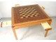 Scandinavian cherry game table Gorm Lindum Tranekær Denmark checkered XX