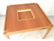 Scandinavian cherry game table Gorm Lindum Tranekær Denmark checkered XX