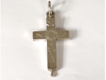 Cross reliquary cross pendant silver crown Christ Minerva XIX