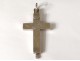 Cross reliquary pendant silver reliquary cross crucifixion XIX