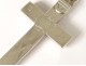 Cross reliquary pendant silver reliquary cross crucifixion XIX