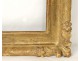 Regency carved gilt wood frame antique flowers frame french eighteenth century