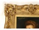 HST picture young woman portrait Jacques Wagrez frame stuccoed twentieth century