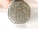 Silver metal seal wax coat of arms crest Case Count lions eighteenth flowers