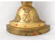 Reliquary monstrance paperolle golden oak wood Saint Vincent XIX