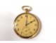 Solid gold pocket watch 18K gold watch chain Zenith Swiss XX