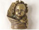 Gilt bronze perfume spray bottle shell child nineteenth century