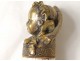 Gilt bronze perfume spray bottle shell child nineteenth century