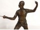 Bronze sculpture Edouard Drouot Paris XXth fencer Challenge Etling