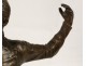 Bronze sculpture Edouard Drouot Paris XXth fencer Challenge Etling