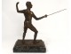 Bronze sculpture Edouard Drouot Paris XXth fencer Challenge Etling