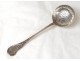 Spoon sprinkling solid silver Minerva goldsmith Queille nineteenth 53gr