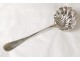 Spoon sprinkling solid silver Minerva arms crest crown XIX