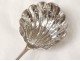 Spoon sprinkling solid silver Minerva arms crest crown XIX