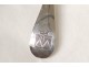 Spoon sprinkling solid silver Minerva arms crest crown XIX