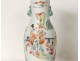 Pair of Chinese porcelain vases mandarins characters nineteenth century China