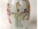 Pair of Chinese porcelain vases mandarins characters nineteenth century China