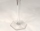 6 wine stemware Rhine cut crystal Baccarat Harcourt XXth color