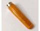 Cigarette amber 15K solid gold silver case Eustace English twentieth century