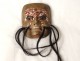 Polychrome wood Noh theater mask demon Japan Gigaku O-Edo nineteenth beshimi