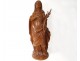 Wood carving statue St. Lucia palm eighteenth century church martyrdom