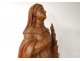 Wood carving statue St. Lucia palm eighteenth century church martyrdom