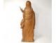 Wood carving statue St. Lucia palm eighteenth century church martyrdom