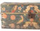 Safe Box Norman Polychrome Wood birds wedding flowers eighteenth century