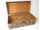 Safe Box Norman Polychrome Wood birds wedding flowers eighteenth century