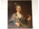 HST table elegant young woman portrait bird painting eighteenth century