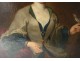 HST table elegant young woman portrait bird painting eighteenth century