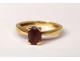 gold jewel ring solid 18k gold amethyst ring eagle head twentieth century