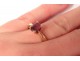 gold jewel ring solid 18k gold amethyst ring eagle head twentieth century