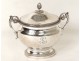 Sucrier argent massif Vieillard orfèvre Thierry monogramme sugar bowl XIXè