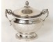 Sucrier argent massif Vieillard orfèvre Thierry monogramme sugar bowl XIXè