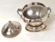 Sucrier argent massif Vieillard orfèvre Thierry monogramme sugar bowl XIXè