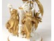 Medici porcelain vase Naples Capodimonte women dancing cherubs nineteenth