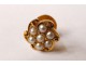 collar button solid 18 carat gold beads gold 2,78gr twentieth century