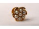 collar button solid 18 carat gold beads gold 2,78gr twentieth century