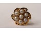 collar button solid 18 carat gold beads gold 2,78gr twentieth century