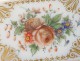 Box box white opaline gilt flowers golden brass Charles X nineteenth