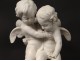 white marble sculpture JM. Pigalle cherubs Cupid Loves nineteenth quiver