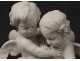 white marble sculpture JM. Pigalle cherubs Cupid Loves nineteenth quiver