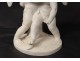 white marble sculpture JM. Pigalle cherubs Cupid Loves nineteenth quiver