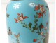 cloisonné enamel vase bird butterfly flowers dragons Japan Meiji nineteenth