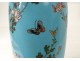 cloisonné enamel vase bird butterfly flowers dragons Japan Meiji nineteenth