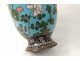 cloisonné enamel vase bird butterfly flowers dragons Japan Meiji nineteenth