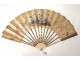 Fan children gouache silk ancient characters fan eighteenth Management