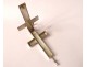 Cross reliquary pendant Sterling silver reliquary cross crucifixion nineteenth